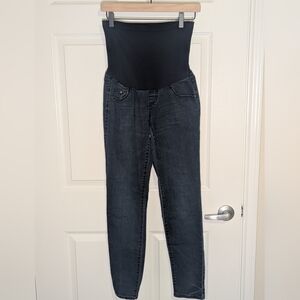 Pea in the Pod Maternity Secret Fit Belly Dark Wash Jeans Size M